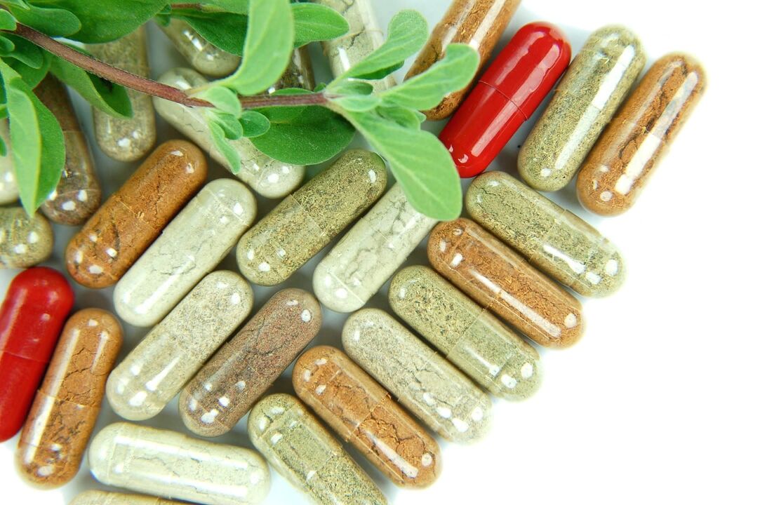 capsules for the treatment of excited abnormal secretions