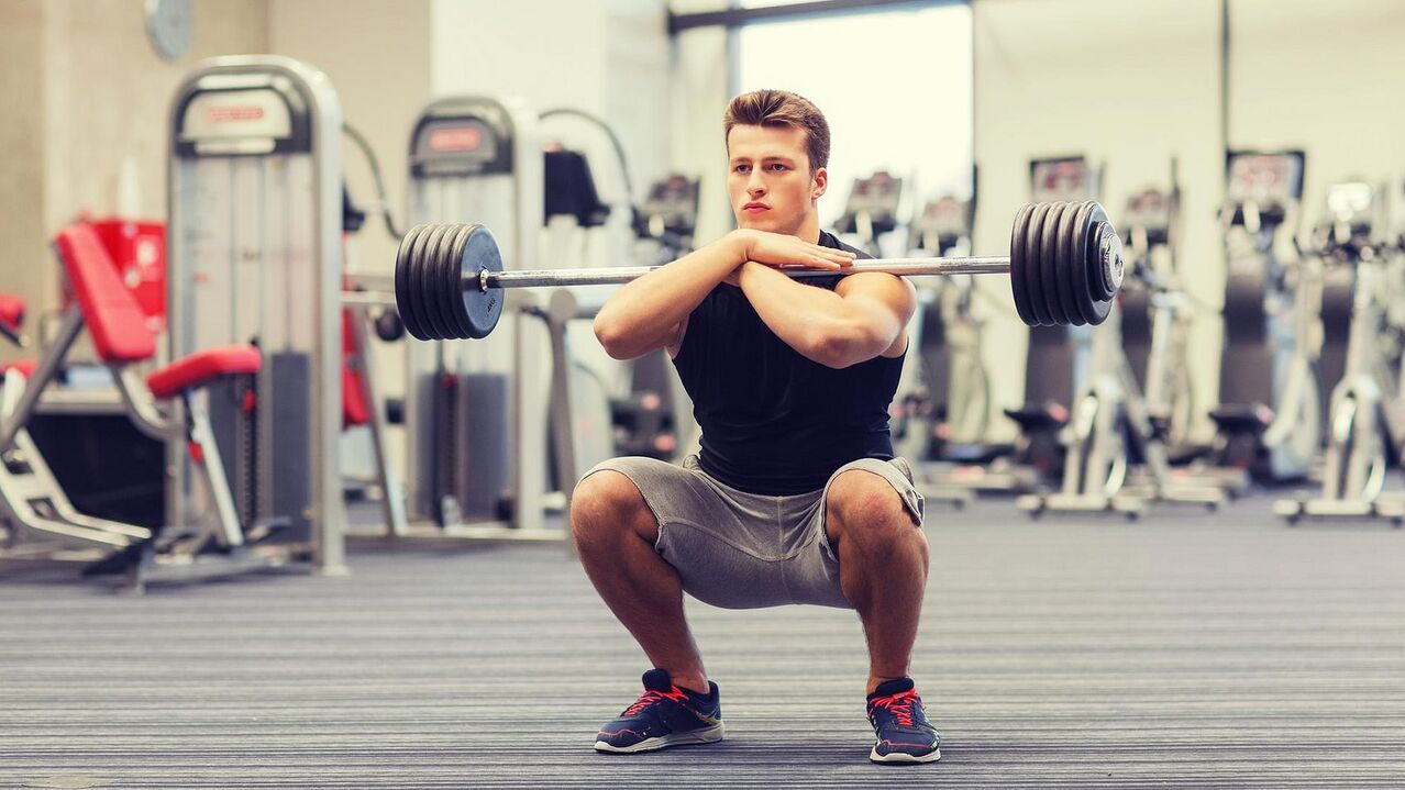 squatting after increasing potency